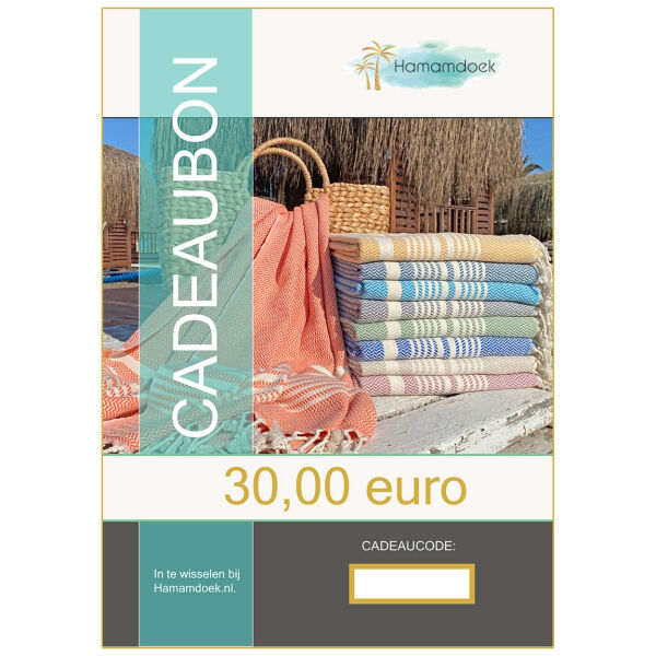 Cadeaubon 30,00 Euro 