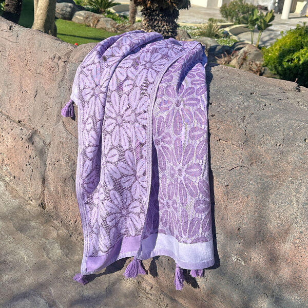 Fouta Daisy Purple - Liliac