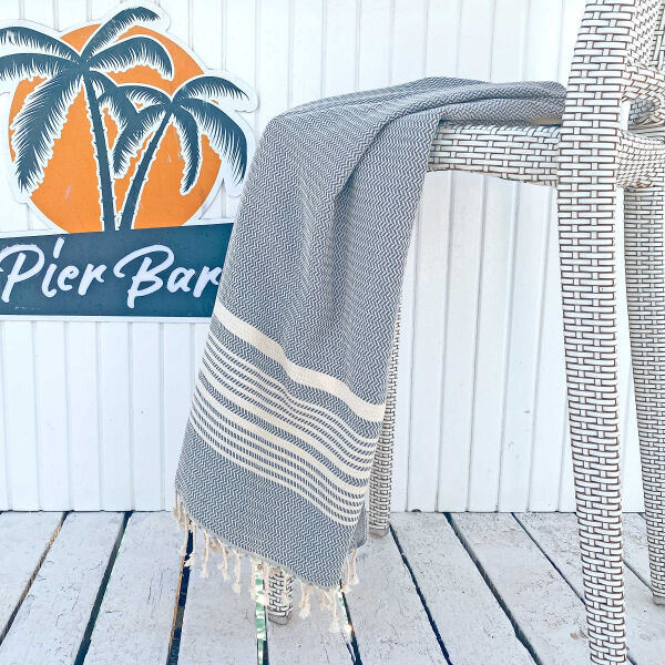 Hammamtowel Plaj Dark grey