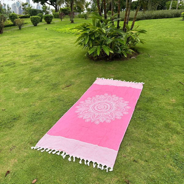 Fouta Boho Pink Candy