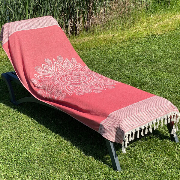 Fouta Boho Samba red