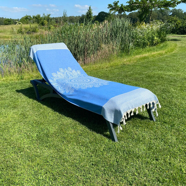 Hamamdoek Boho Victoria Blue