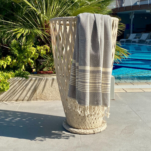 Hammamtowel Plaj Dark Grey