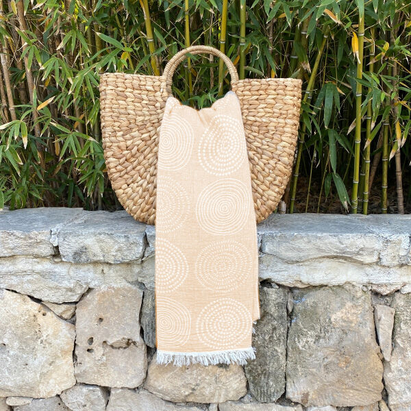 Hammamtowel Circle Beige