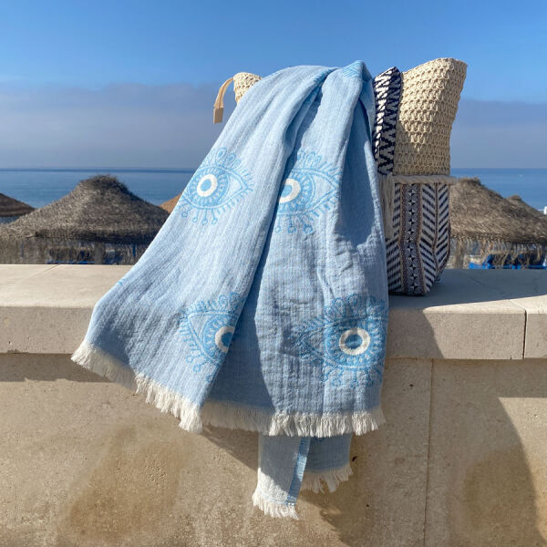 Hamamdoek Eye  Blue