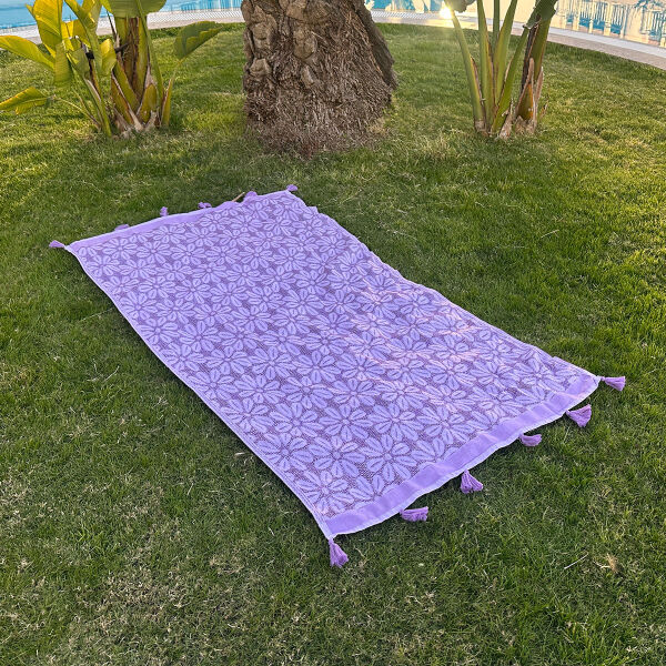 Fouta Daisy Purple - Liliac