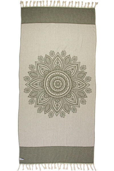 Hamamdoek Boho Chive Green