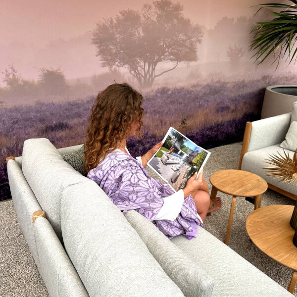 Fouta Daisy Purple - Liliac