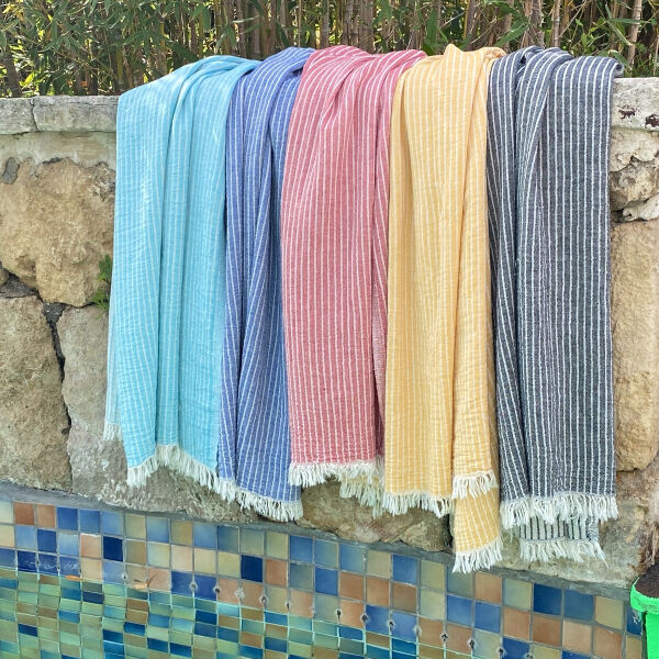 Hammamtowel Breton  Turquoise