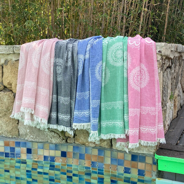 Hamamdoek Bohemia Pink