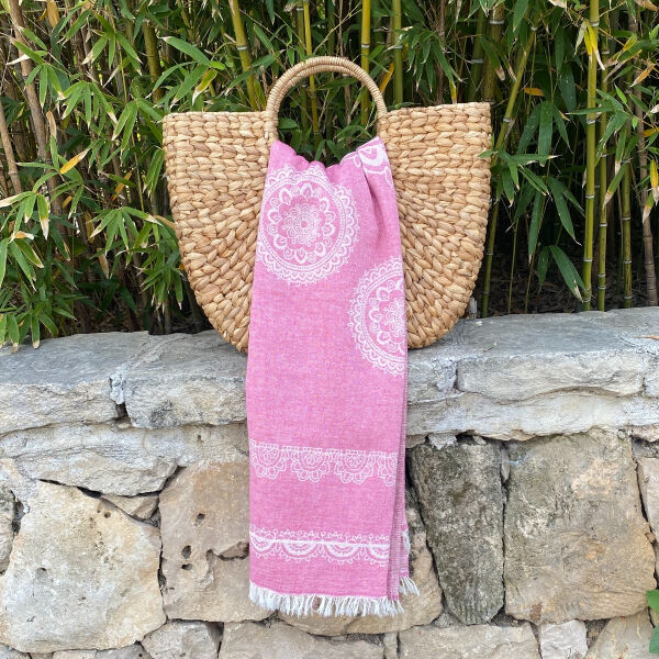 Hamamdoek Bohemia Pink