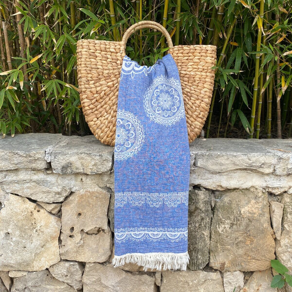 Fouta Bohemia Blue
