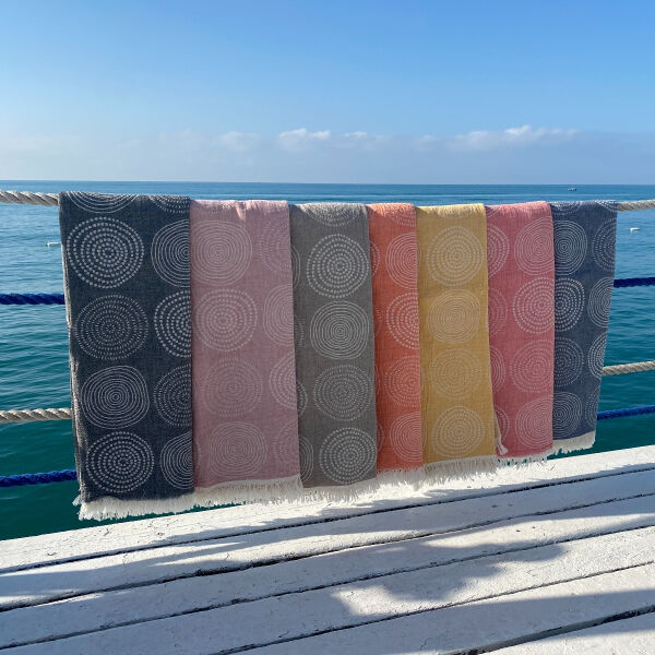 Hamamdoek Circle Powder Pink