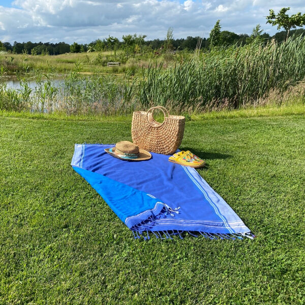 Kikoy Strandlaken Bahamas Blauw