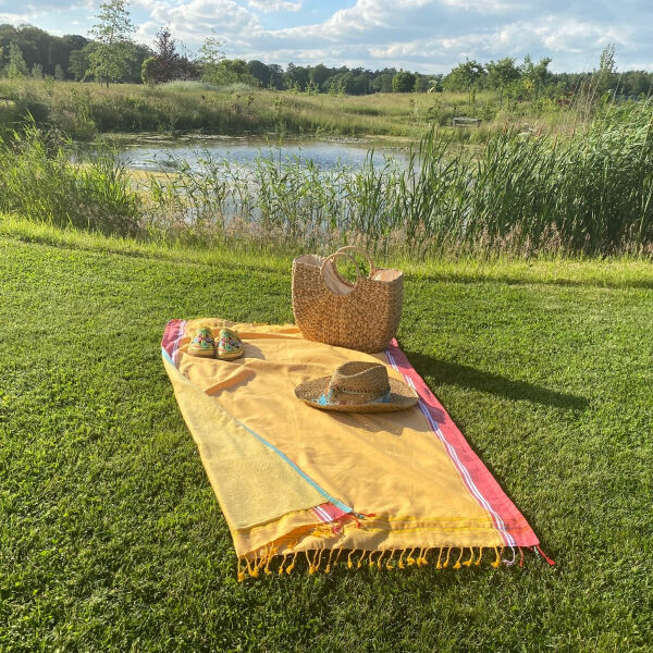 Kikoy strandlaken Sunrise yellow