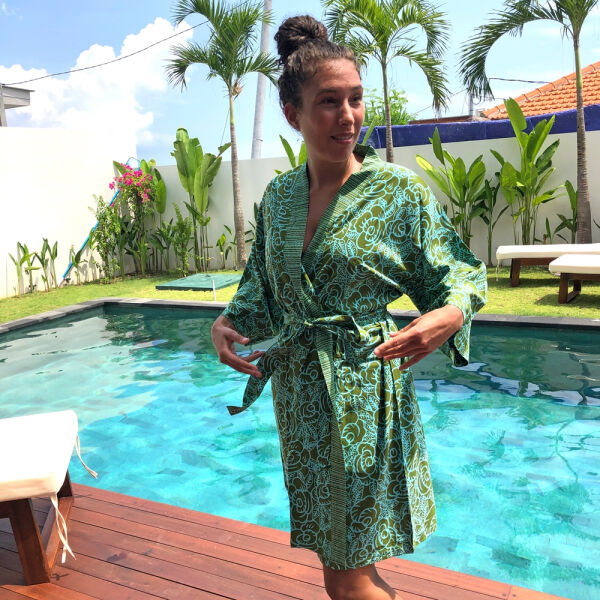 Short Kimono Freedom is Happiness