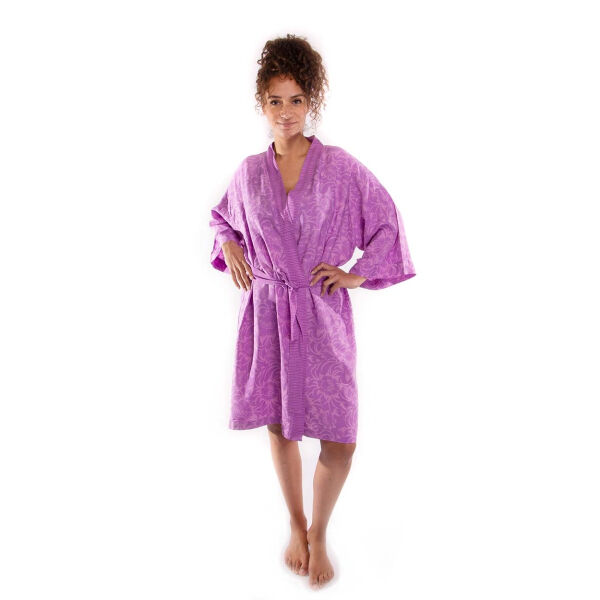 Short kimono Balyy Batik Lilac Flower