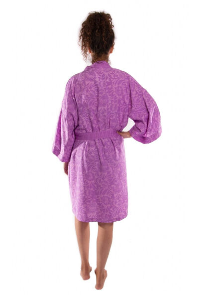 Short kimono Balyy Batik Lilac Flower
