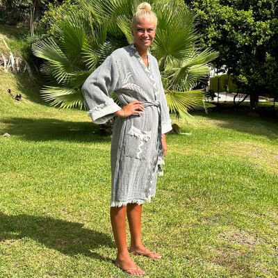 Bathrobe Elephant Grey