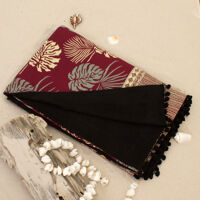 Serviette de plage Batik
Balyy met pompons
Passion on the Beach