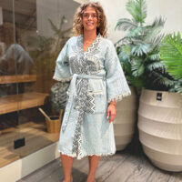 Bathrobe hammam women
Elephant
Light Blue