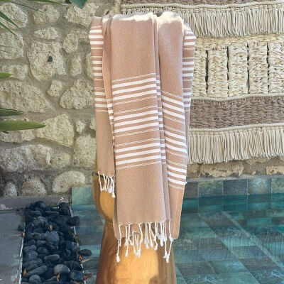 Hammamtowel Travel size 3 Camel
