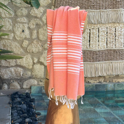 Hammamtowel Travel size 3 Coral