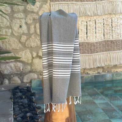 Hammamtowel Travel size 3 Grey