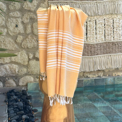 Hammamtowel Travel size 3 Mustard