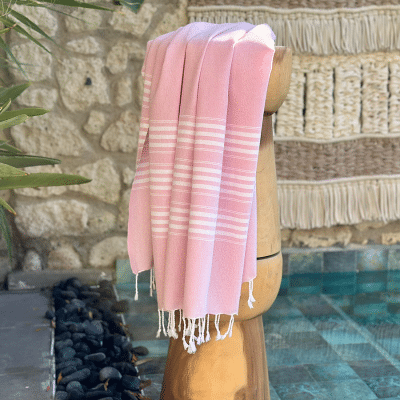 Hammamtowel Travel size 3 Light Pink