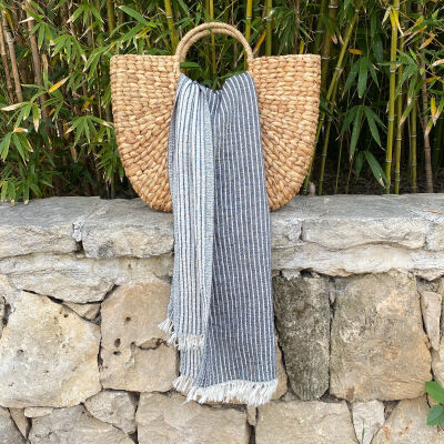 Hammamtowel Breton  Black