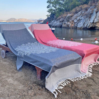 Beachbed Cover Boho Black Beauty