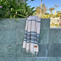 Hammamtowel
Coconut 
Beige - Petrol