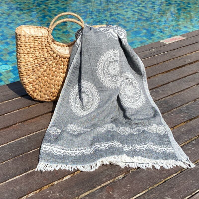 Hamamtuch Bohemia Black