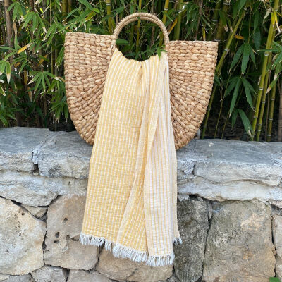 Hammamtowel Breton  Mustard